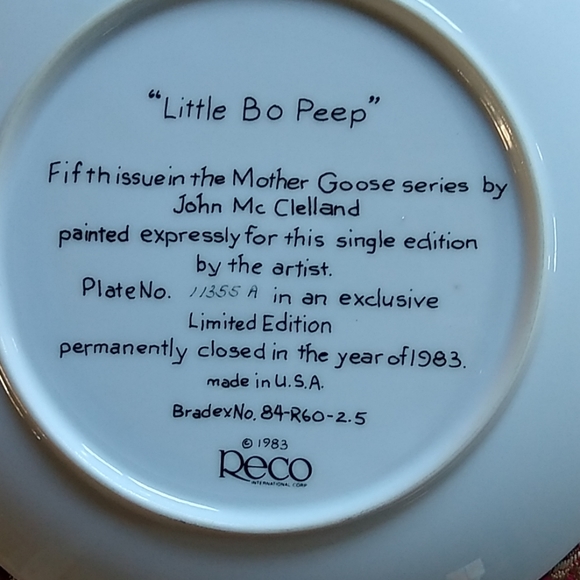 🐑🥰 Bo peep decorative plate - Picture 3 of 6